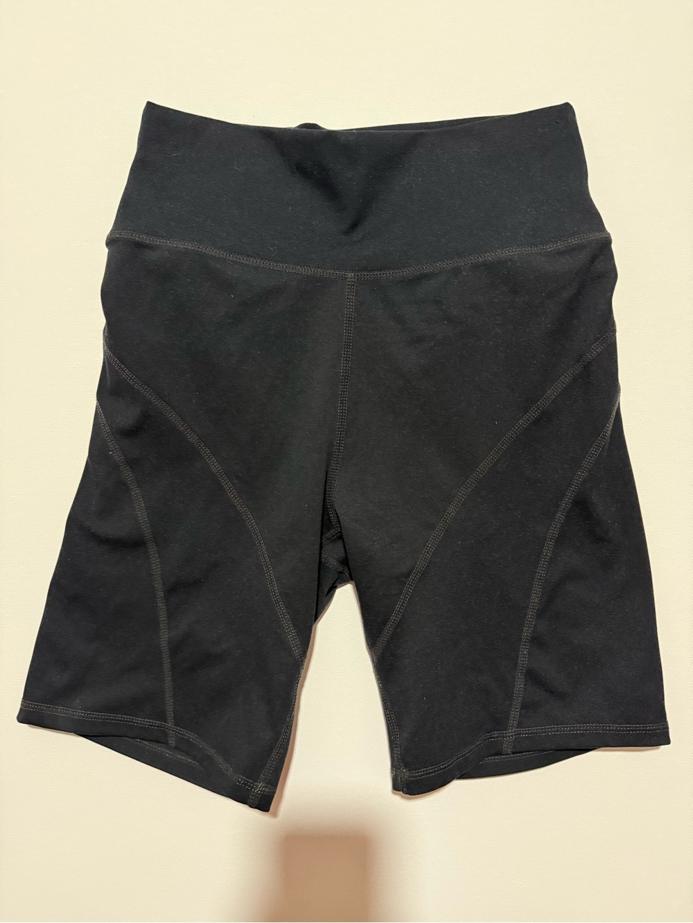 Amazon Black High-Waist Bike Shorts